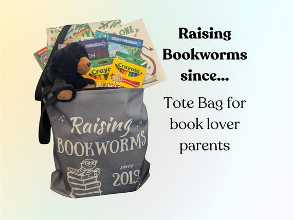 Bookish Mom Tote Bag